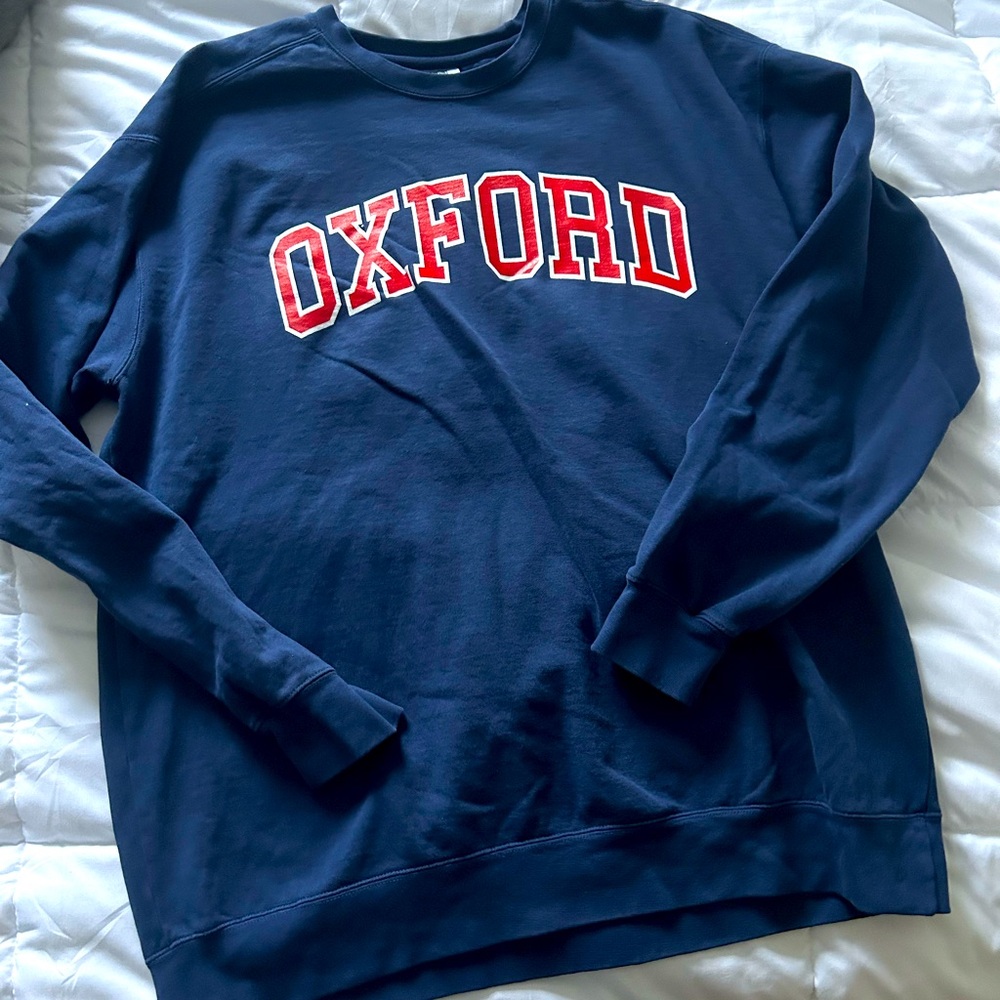 Ole Miss Oxford crewneck